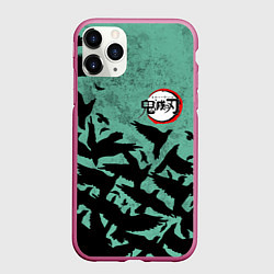Чехол iPhone 11 Pro матовый DEMON SLAYER KIMETSU NO YAIBA
