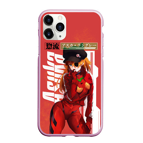 Чехол iPhone 11 Pro матовый Asuka / 3D-Розовый – фото 1