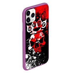 Чехол iPhone 11 Pro матовый Five Finger Death Punch 8, цвет: 3D-фиолетовый — фото 2