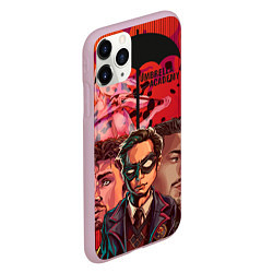 Чехол iPhone 11 Pro матовый Академия Амбрелла, цвет: 3D-розовый — фото 2