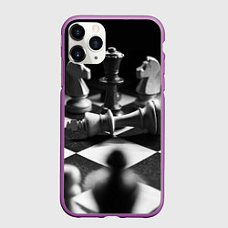 Чехол iPhone 11 Pro матовый Шахматы
