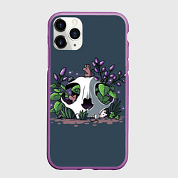 Чехол iPhone 11 Pro матовый Мыши в черепе