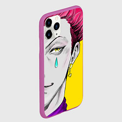 Чехол iPhone 11 Pro матовый Hunter x Hunter Хисока, цвет: 3D-фиолетовый — фото 2