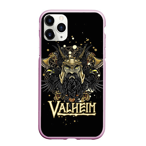 Чехол iPhone 11 Pro матовый Valheim / 3D-Розовый – фото 1