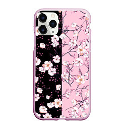 Чехол iPhone 11 Pro матовый САКУРА SAKURA ВИШНЯ, цвет: 3D-розовый