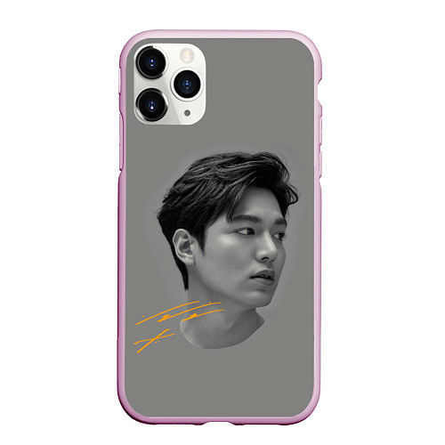 Чехол iPhone 11 Pro матовый Ли Мин Хо Lee Min Ho / 3D-Розовый – фото 1