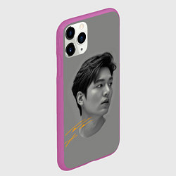 Чехол iPhone 11 Pro матовый Ли Мин Хо Lee Min Ho, цвет: 3D-фиолетовый — фото 2