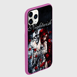 Чехол iPhone 11 Pro матовый NIGHTWISH, цвет: 3D-фиолетовый — фото 2