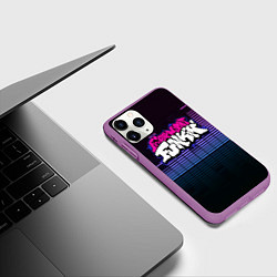 Чехол iPhone 11 Pro матовый Friday Night Funkin, цвет: 3D-фиолетовый — фото 2