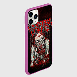 Чехол iPhone 11 Pro матовый Cannibal Corpse, цвет: 3D-фиолетовый — фото 2