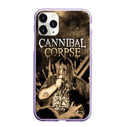 Чехол iPhone 11 Pro матовый Cannibal Corpse, цвет: 3D-светло-сиреневый