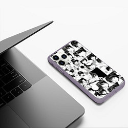 Чехол iPhone 11 Pro матовый ТЕТРАДЬ СМЕРТИ, цвет: 3D-серый — фото 2