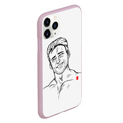 Чехол iPhone 11 Pro матовый Aniki, цвет: 3D-розовый — фото 2
