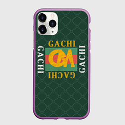 Чехол iPhone 11 Pro матовый GACHI GUCCI