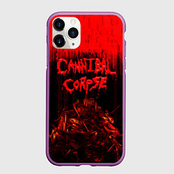Чехол iPhone 11 Pro матовый CANNIBAL CORPSE, цвет: 3D-фиолетовый