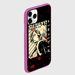 Чехол iPhone 11 Pro матовый Сузуя Токийский гуль, цвет: 3D-фиолетовый — фото 2