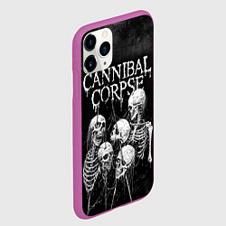Чехол iPhone 11 Pro матовый Cannibal Corpse, цвет: 3D-фиолетовый — фото 2