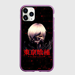 Чехол iPhone 11 Pro матовый Токийский гуль Tokyo Ghoul