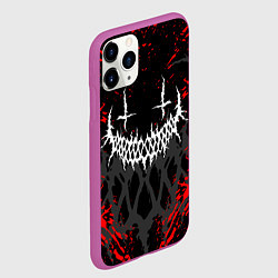 Чехол iPhone 11 Pro матовый GHOSTEMANE, цвет: 3D-фиолетовый — фото 2