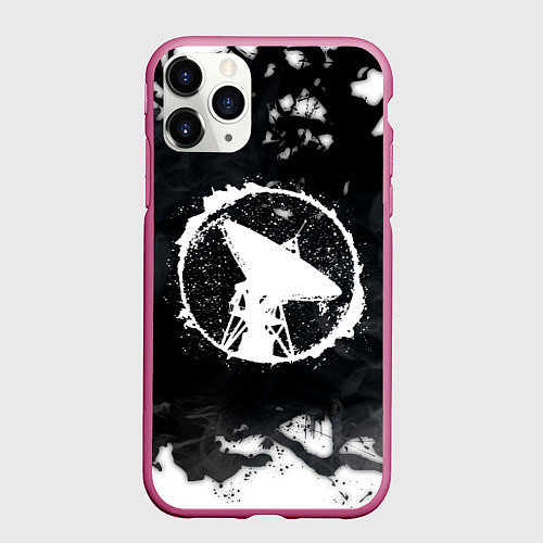 Чехол iPhone 11 Pro матовый ГРОТ / 3D-Малиновый – фото 1