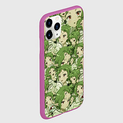 Чехол iPhone 11 Pro матовый Сильфиетта Грейрат, цвет: 3D-фиолетовый — фото 2