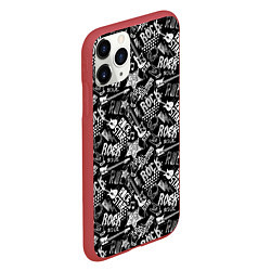 Чехол iPhone 11 Pro матовый Rock Star, цвет: 3D-красный — фото 2