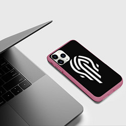 Чехол iPhone 11 Pro матовый Nokk Rainbow Six Art 02, цвет: 3D-малиновый — фото 2