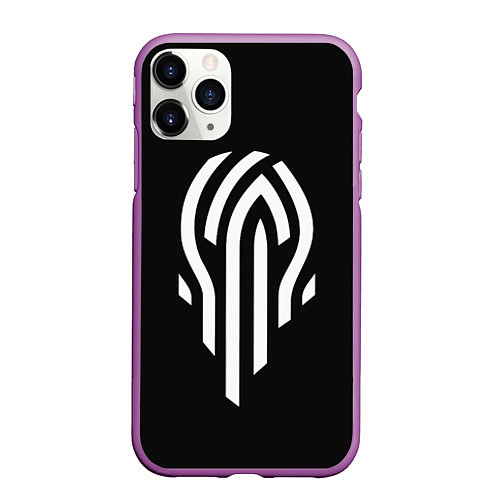 Чехол iPhone 11 Pro матовый Nokk Rainbow Six Art 02 / 3D-Фиолетовый – фото 1