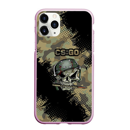 Чехол iPhone 11 Pro матовый Counter Strike / 3D-Розовый – фото 1
