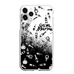 Чехол iPhone 11 Pro матовый SLAVA MARLOW 2, цвет: 3D-белый
