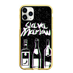 Чехол iPhone 11 Pro матовый SLAVA MARLOW 1, цвет: 3D-желтый