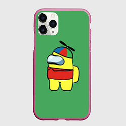 Чехол iPhone 11 Pro матовый Bobs, цвет: 3D-малиновый