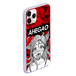Чехол iPhone 11 Pro матовый AHEGAO, цвет: 3D-светло-сиреневый — фото 2