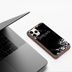 Чехол iPhone 11 Pro матовый DEATH NOTE ТЕТРАДЬ СМЕРТИ, цвет: 3D-коричневый — фото 2