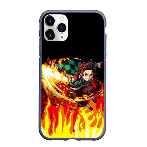 Чехол iPhone 11 Pro матовый ТАНДЖИРО / 3D-Серый – фото 1