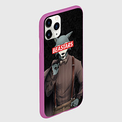 Чехол iPhone 11 Pro матовый BEASTARS, цвет: 3D-фиолетовый — фото 2