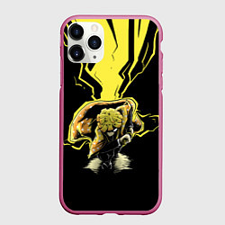 Чехол iPhone 11 Pro матовый ЗЕНИЦУ ZENITSU KNY, цвет: 3D-малиновый