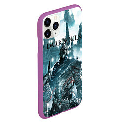Чехол iPhone 11 Pro матовый Dark Souls, цвет: 3D-фиолетовый — фото 2