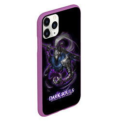 Чехол iPhone 11 Pro матовый Dark souls Abyss walker, цвет: 3D-фиолетовый — фото 2