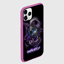 Чехол iPhone 11 Pro матовый Dark souls Abyss walker, цвет: 3D-фиолетовый — фото 2