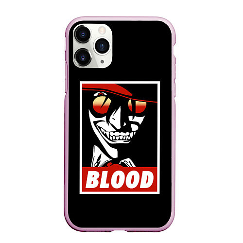 Чехол iPhone 11 Pro матовый Hellsing / 3D-Розовый – фото 1