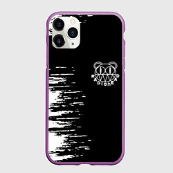 Чехол iPhone 11 Pro матовый Radiohead, цвет: 3D-фиолетовый