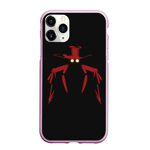 Чехол iPhone 11 Pro матовый Alucard / 3D-Розовый – фото 1