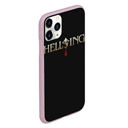 Чехол iPhone 11 Pro матовый Hellsing, цвет: 3D-розовый — фото 2