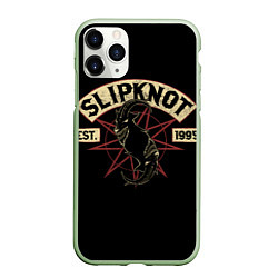 Чехол iPhone 11 Pro матовый Slipknot 1995