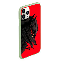 Чехол iPhone 11 Pro матовый BERSERK БЕРСЕРК, цвет: 3D-салатовый — фото 2