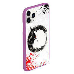 Чехол iPhone 11 Pro матовый BERSERK БЕРСЕРК, цвет: 3D-фиолетовый — фото 2