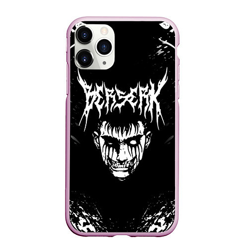 Чехол iPhone 11 Pro матовый BERSERK БЕРСЕРК / 3D-Розовый – фото 1