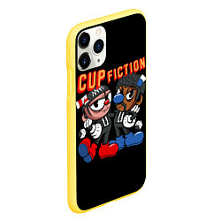 Чехол iPhone 11 Pro матовый CUP FICTION, цвет: 3D-желтый — фото 2