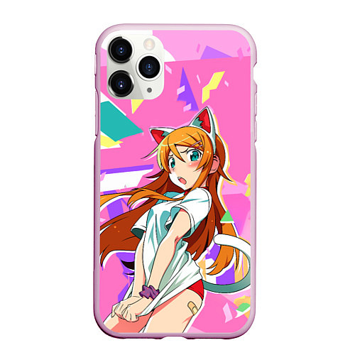 Чехол iPhone 11 Pro матовый Kirino Kousaka / 3D-Розовый – фото 1